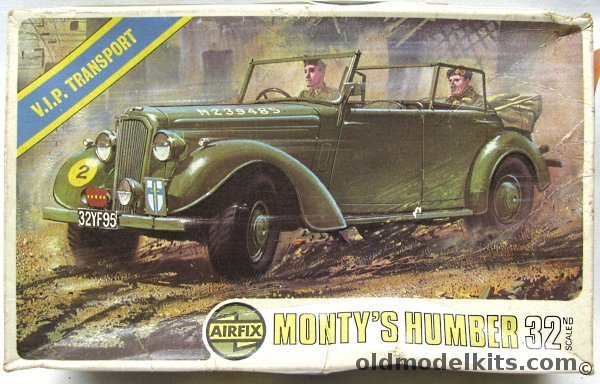 Airfix 1/32 Montys Humber Staff Car M239485, 05501-3 plastic model kit